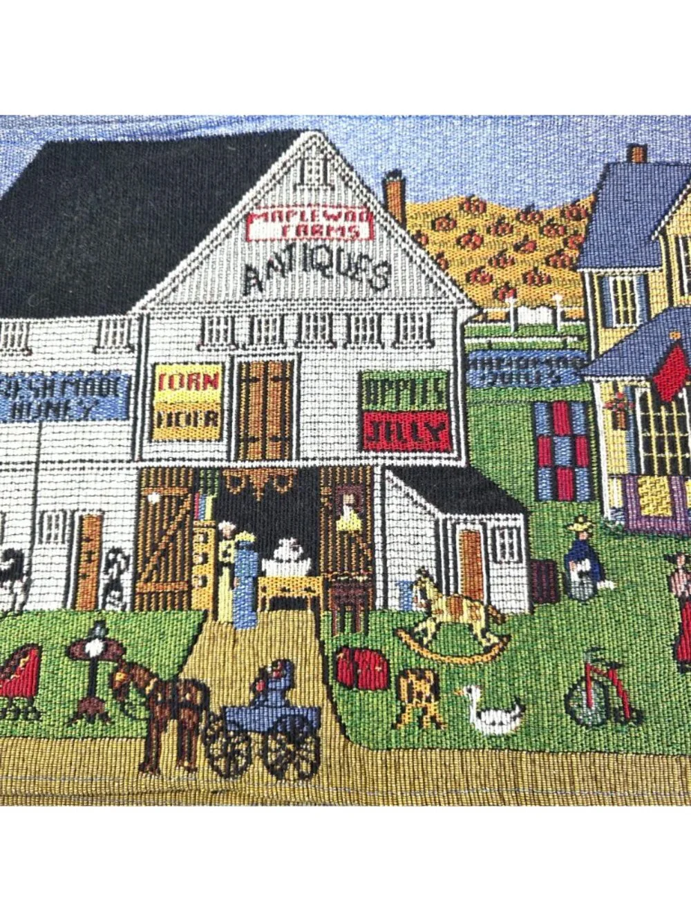 Set Of 2 Tapestry Placemats Country Farmhouse Cottagecore Table Linens